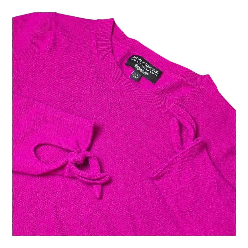Banana Republic Womens XS Filpucci Italian Yarn Merino Wool Cashmere Sweater
